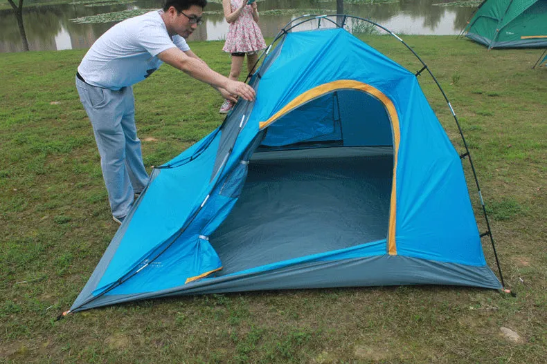 Outdoor Camping Tent Family 4 Person Garden Gazebo Automatic Tent recreation