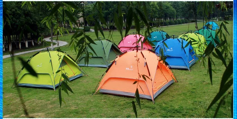 Outdoor Camping Tent Family 4 Person Garden Gazebo Automatic Tent recreation
