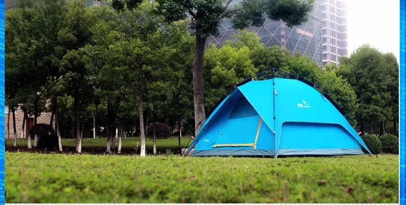 Outdoor Camping Tent Family 4 Person Garden Gazebo Automatic Tent recreation