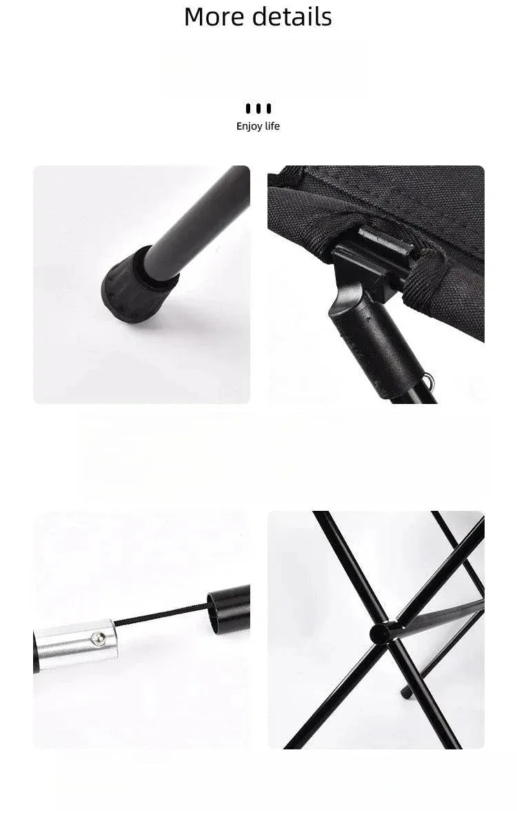 Outdoor Camping Tent Portable Aluminum Alloy Bracket Cloth Folding Table Aluminum Alloy Table Wild Dining Table