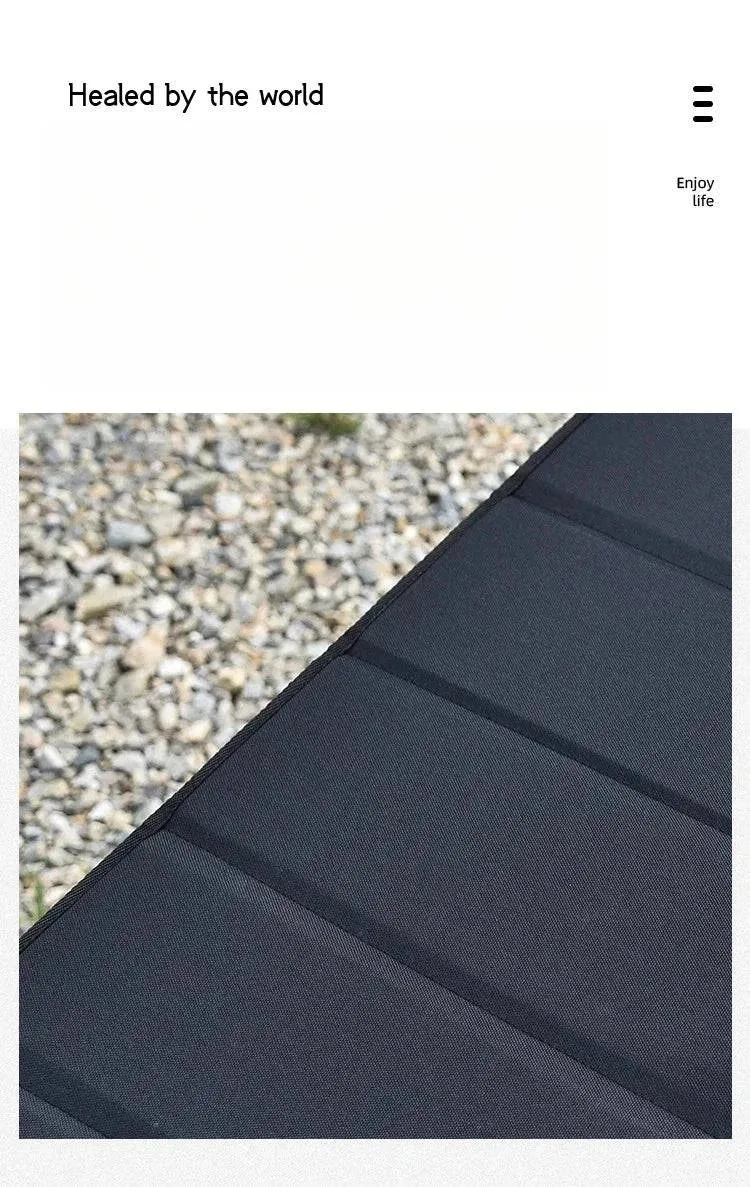 Outdoor Camping Tent Portable Aluminum Alloy Bracket Cloth Folding Table Aluminum Alloy Table Wild Dining Table