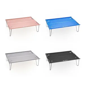Outdoor Mini Camping Table Ultra Light Aluminum Portable Table Barbecue Coffee Table Ultra Light