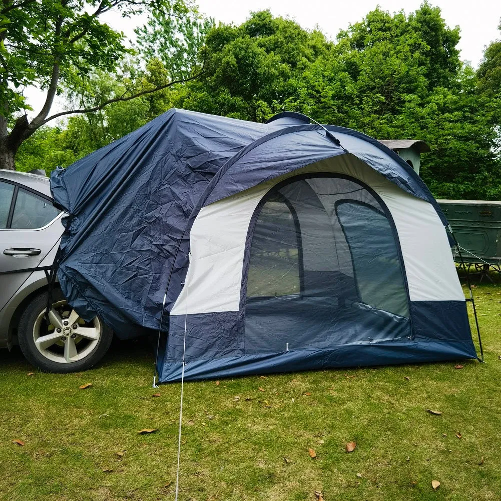 Outdoor Portable Waterproof Sedan SUV Car Rear Trunk Camping Tent for 3 Person
