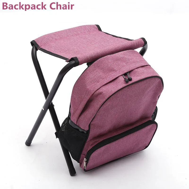 Outdoor Sports Portable Backpack Folding Chair