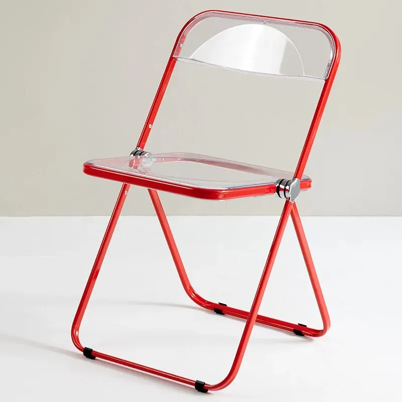 Outdoor Transparent Folding Backrest Chairs