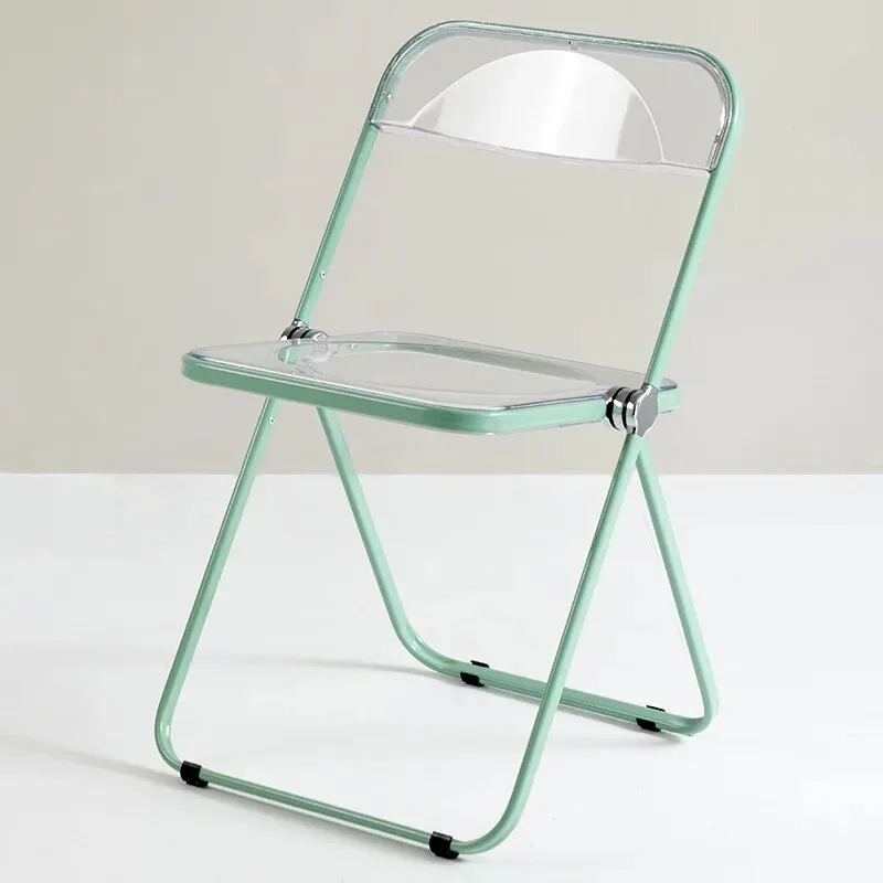 Outdoor Transparent Folding Backrest Chairs