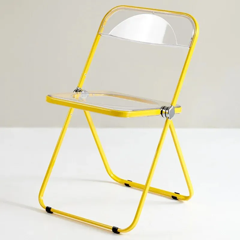 Outdoor Transparent Folding Backrest Chairs