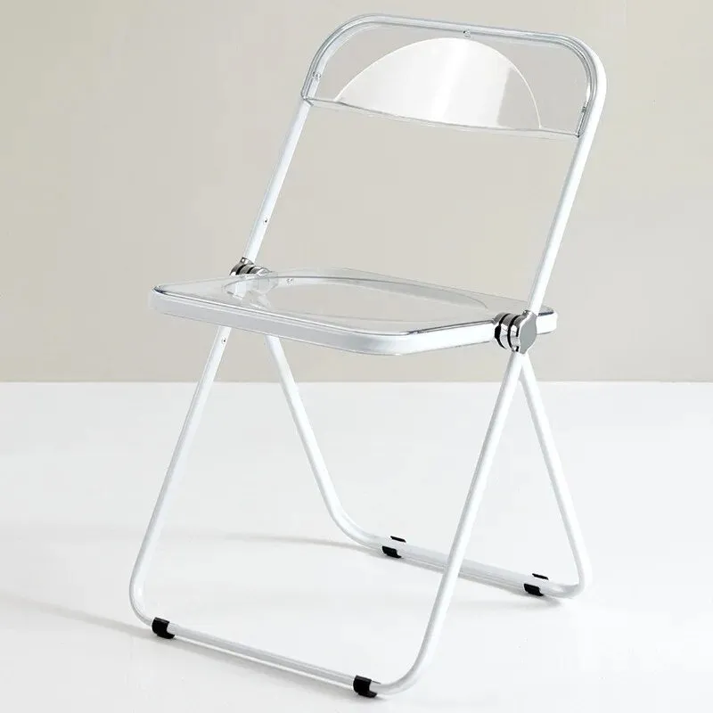 Outdoor Transparent Folding Backrest Chairs