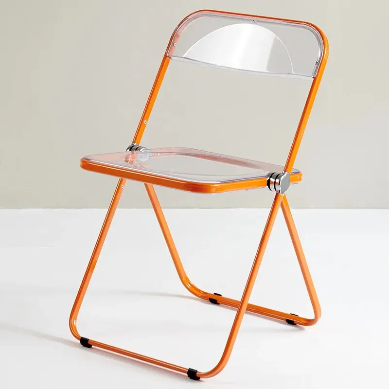 Outdoor Transparent Folding Backrest Chairs