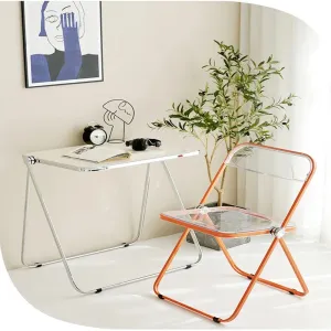 Outdoor Transparent Folding Backrest Chairs