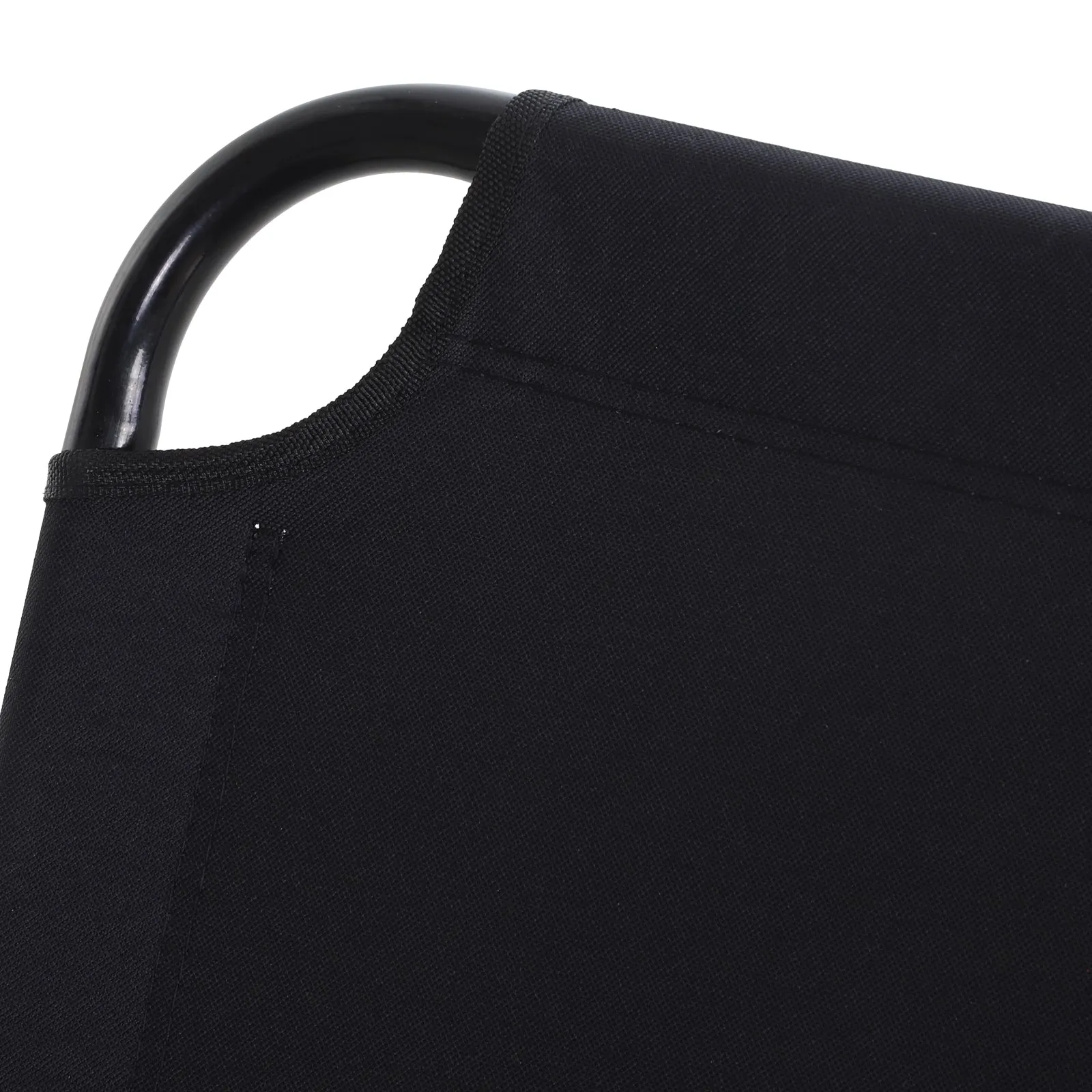 Outsunny Foldable Sun Lounger - Black
