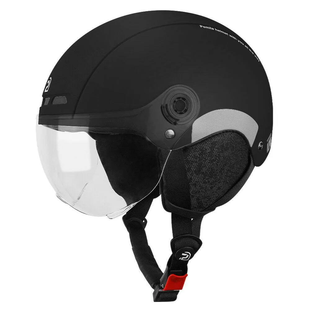 PEMILA Cycling Helmet With Goggles Lens Bicycle Helmet MTB Road Bike Reflective sticker E-Bike Motorcycle Men Women Bike Helmet