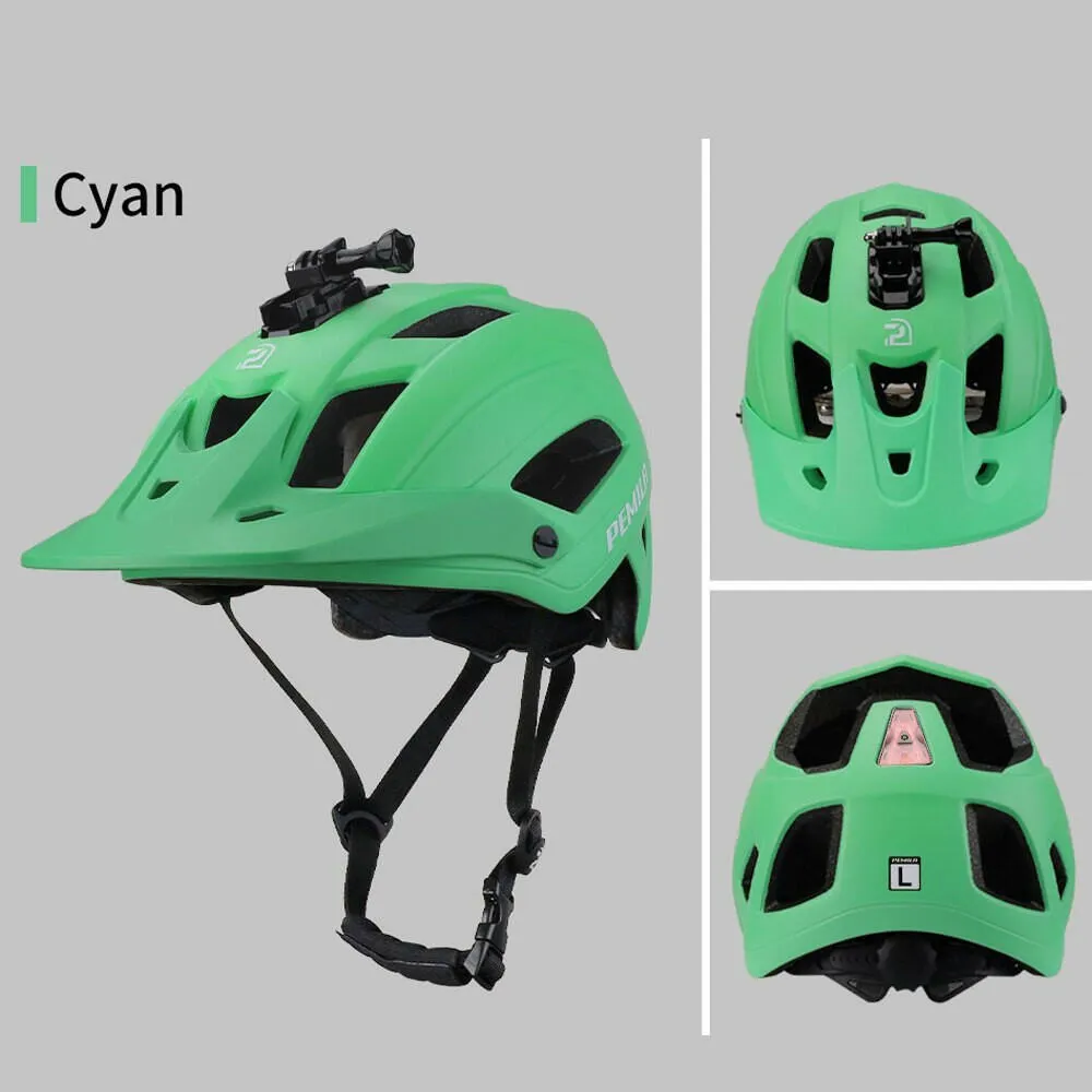 PEMILA Men MTB Bicycle Helmet Bike Safely Cap Ultra-lightweight Mountain Road Cycling Sports Riding Helmets With LED Tail light