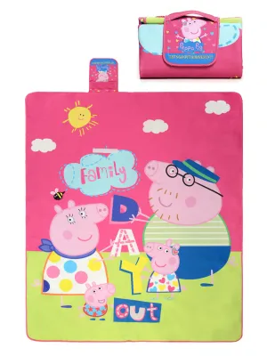 Peppa Picnic Mat 125x150cm ( 4x5 Ft) -Pink