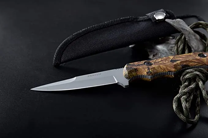 Perkin Fixed Blade Hunting Knife with Sheat