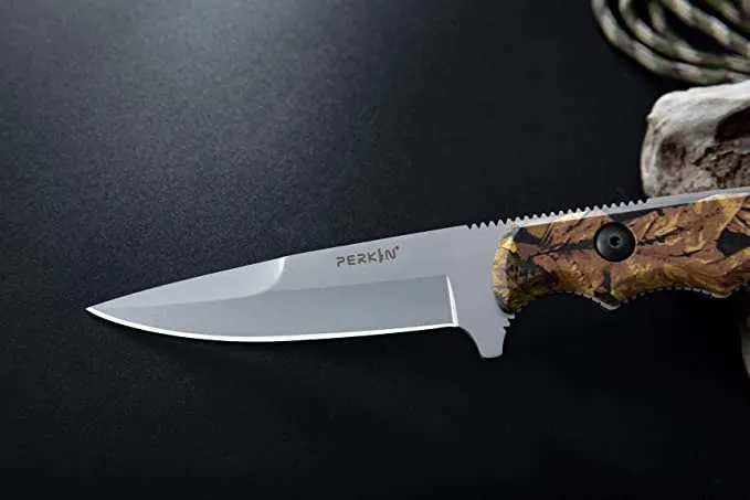 Perkin Fixed Blade Hunting Knife with Sheat