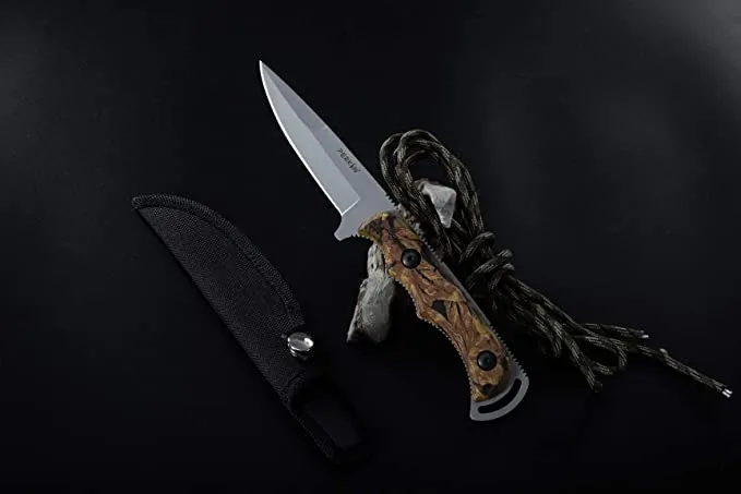 Perkin Fixed Blade Hunting Knife with Sheat