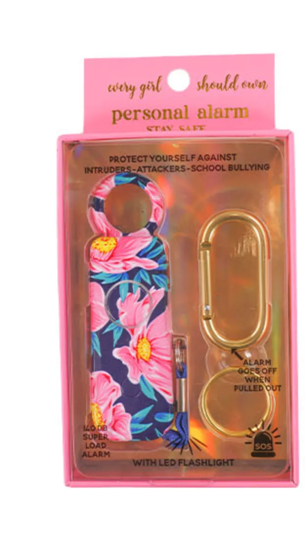 Personal Alarm Keychain - 14 Asst By Simply Southern