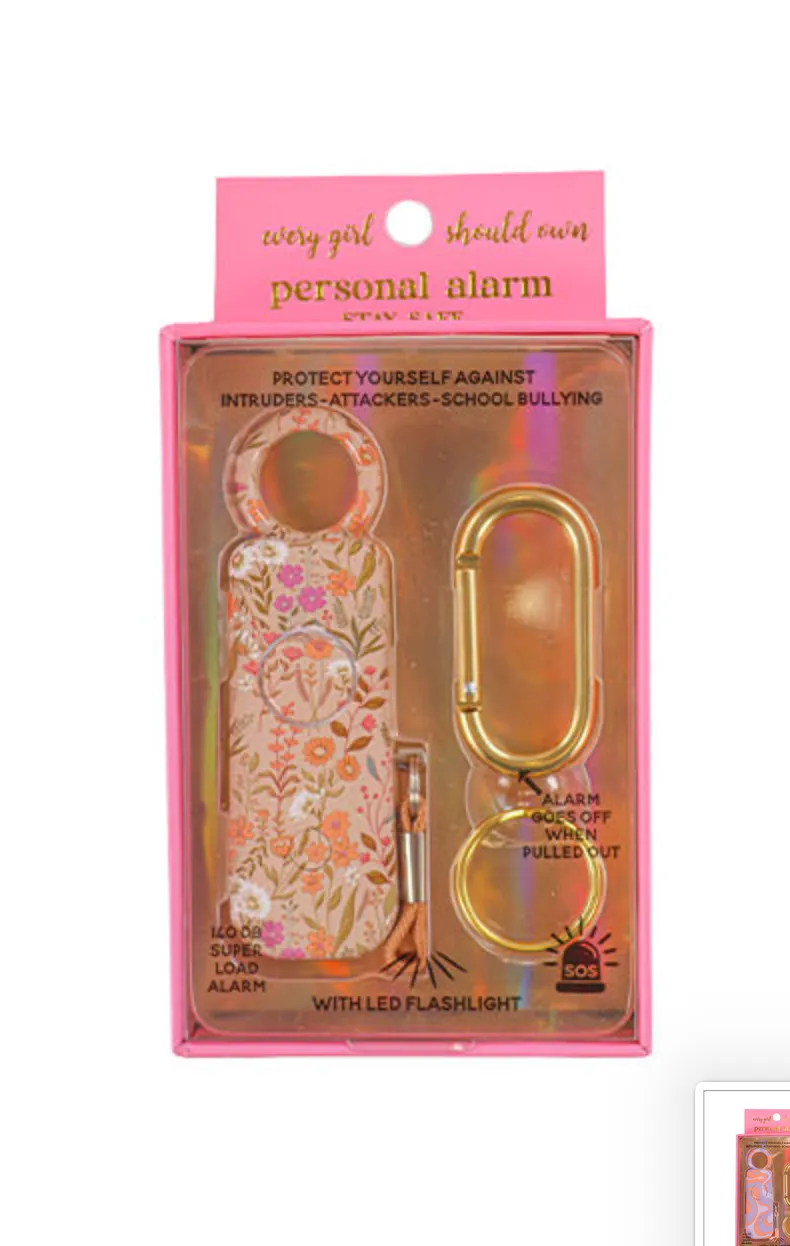 Personal Alarm Keychain - 14 Asst By Simply Southern