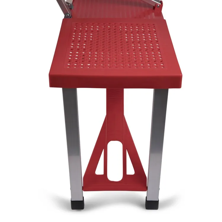 Picnic Table Portable Folding Table with Seats, Red