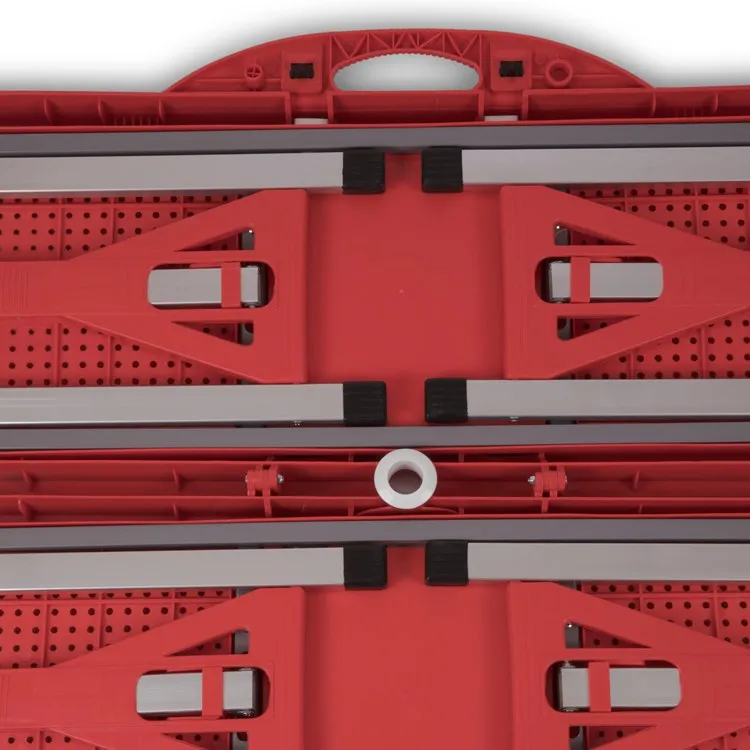 Picnic Table Portable Folding Table with Seats, Red