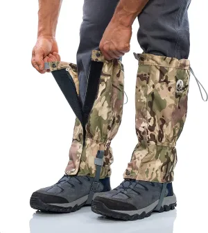 Pike Trail Leg Gaiters – Waterproof and Adjustable Snow Boot Gaiters for Hiking, Walking, Hunting, Mountain Climbing and Snowshoeing