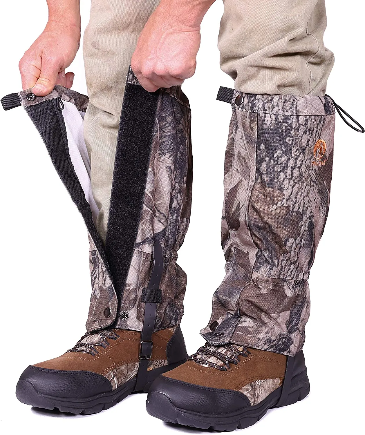 Pike Trail Leg Gaiters – Waterproof and Adjustable Snow Boot Gaiters for Hiking, Walking, Hunting, Mountain Climbing and Snowshoeing