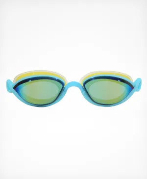 Pinnacle Air Seal Swim Goggle - Aqua/Fluo Yellow