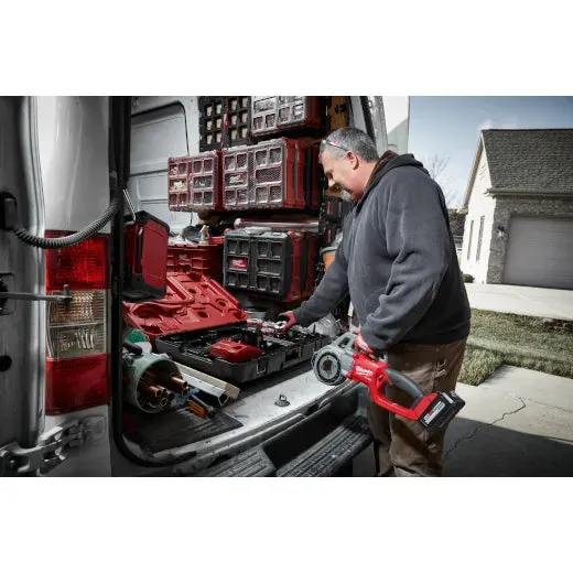 Pipe Threader - Milwaukee M18 FUEL™ Compact Pipe Threader w/ ONE-KEY™ w/ 1/2" - 1-1/4" Compact NPT Forged Aluminum Die Heads, 2870-22