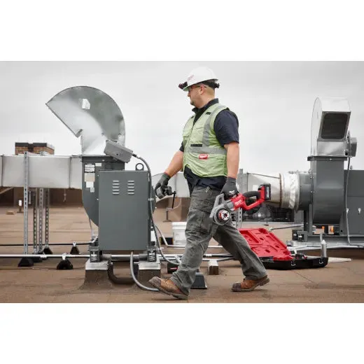 Pipe Threader - Milwaukee M18 FUEL™ Compact Pipe Threader w/ ONE-KEY™ w/ 1/2" - 1-1/4" Compact NPT Forged Aluminum Die Heads, 2870-22