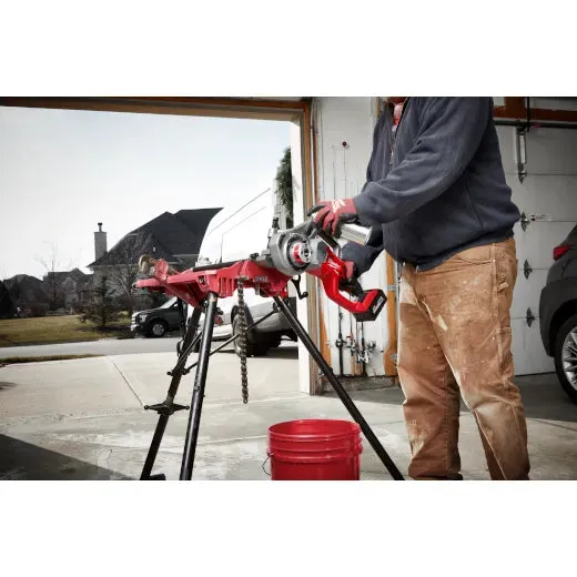 Pipe Threader - Milwaukee M18 FUEL™ Compact Pipe Threader w/ ONE-KEY™ w/ 1/2" - 1-1/4" Compact NPT Forged Aluminum Die Heads, 2870-22