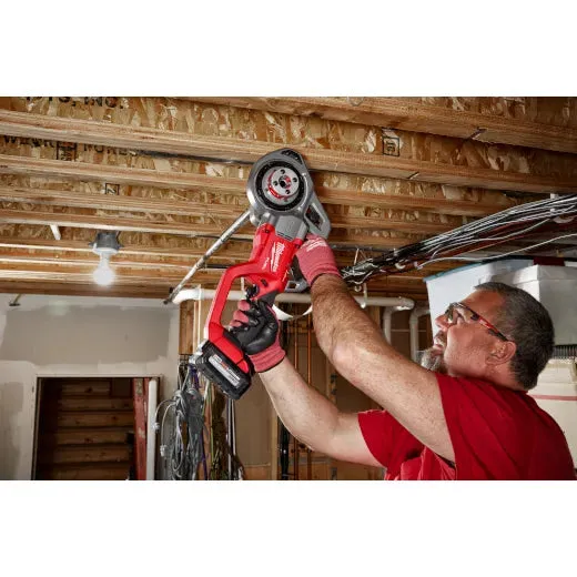 Pipe Threader - Milwaukee M18 FUEL™ Compact Pipe Threader w/ ONE-KEY™ w/ 1/2" - 1-1/4" Compact NPT Forged Aluminum Die Heads, 2870-22
