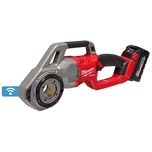 Pipe Threader - Milwaukee M18 FUEL™ Compact Pipe Threader w/ ONE-KEY™ w/ 1/2" - 1-1/4" Compact NPT Forged Aluminum Die Heads, 2870-22