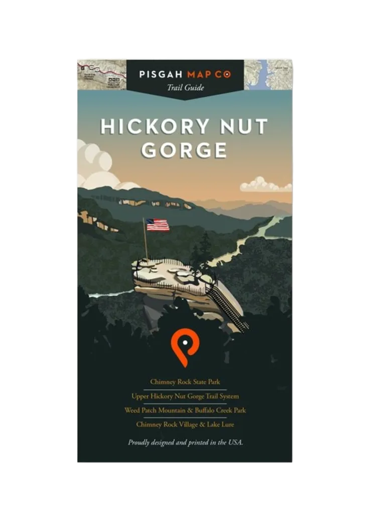 Pisgah Map Company Hickory Nut Gorge Map