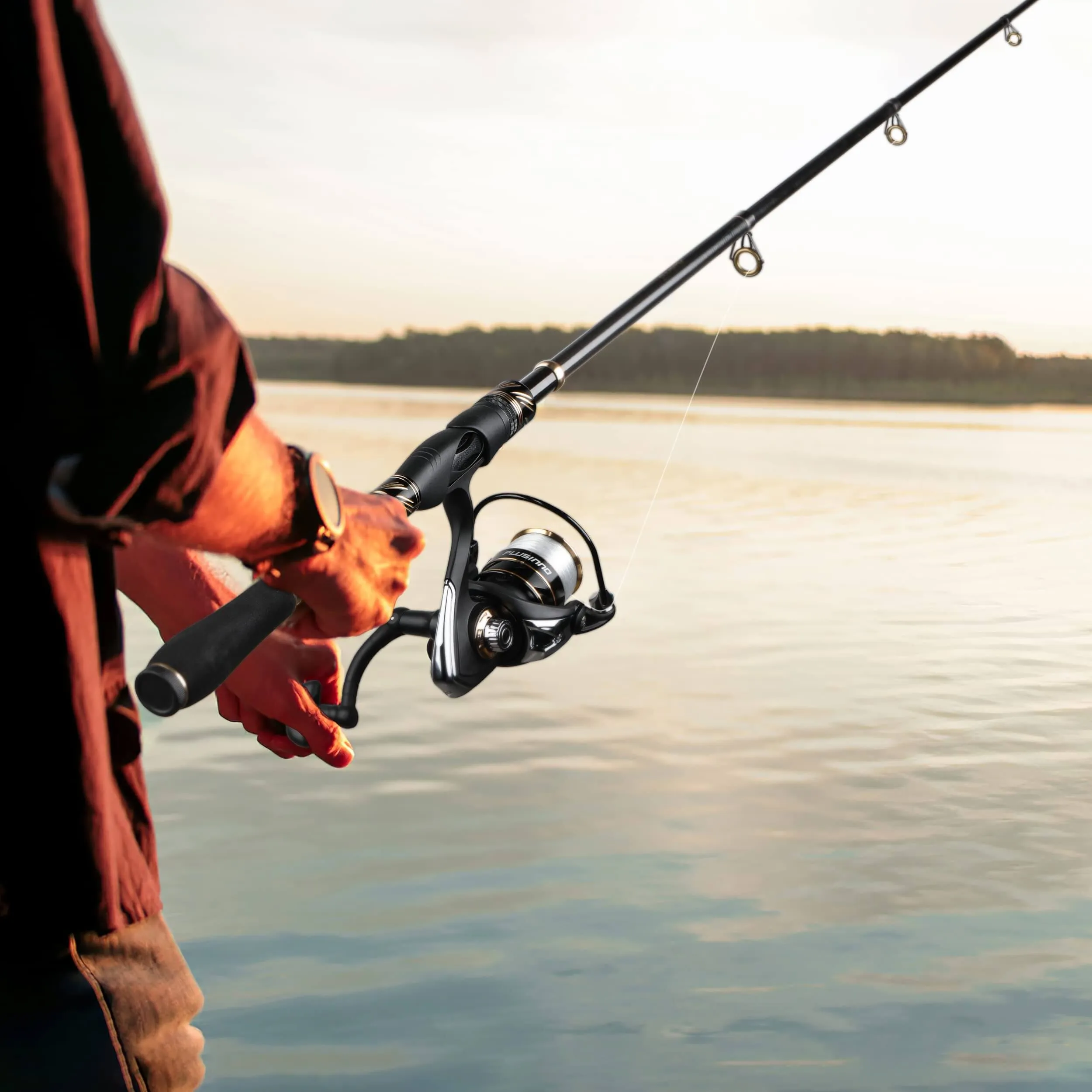 PLUSINNO Eagle Hunting Ⅸ Telescopic Fishing Rods and Reel Combos with Carrier Case