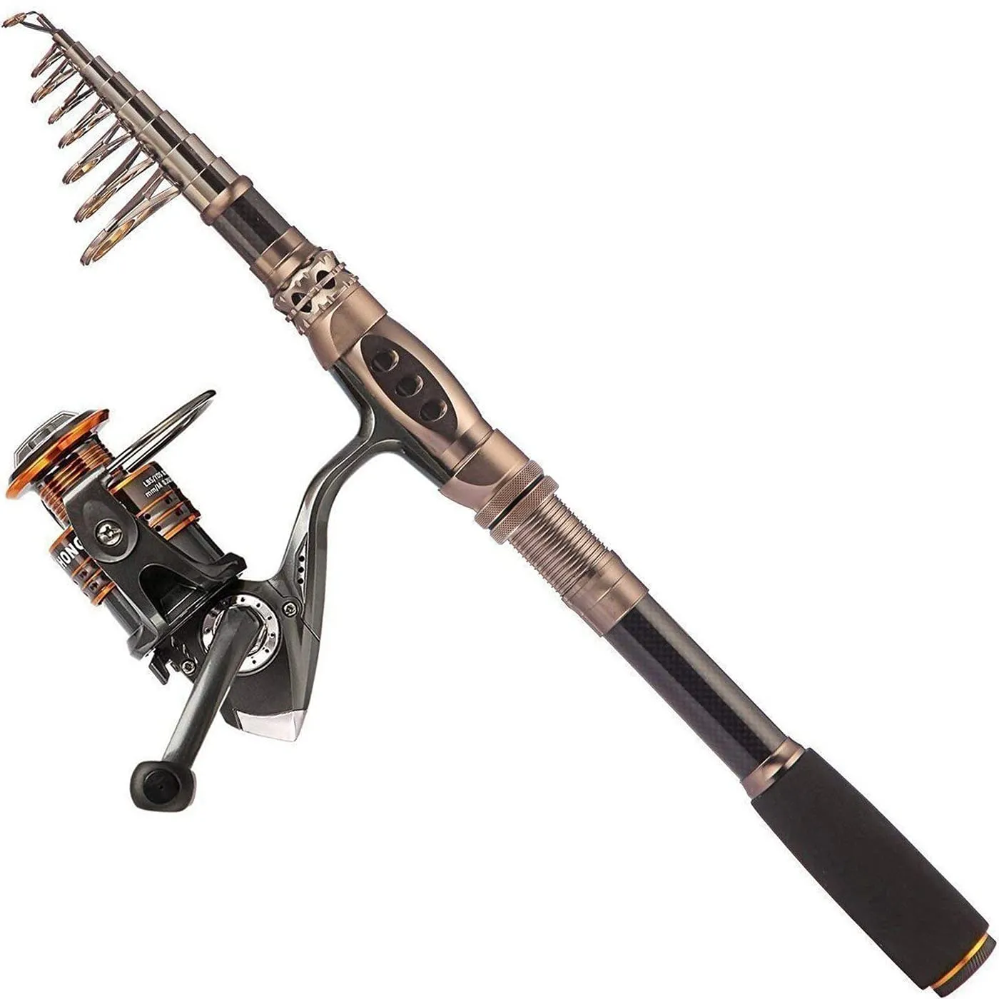 PLUSINNO Eagle HuntingⅠTelescopic Fishing Rods and Reel Combos Full Kit with Carrier Case