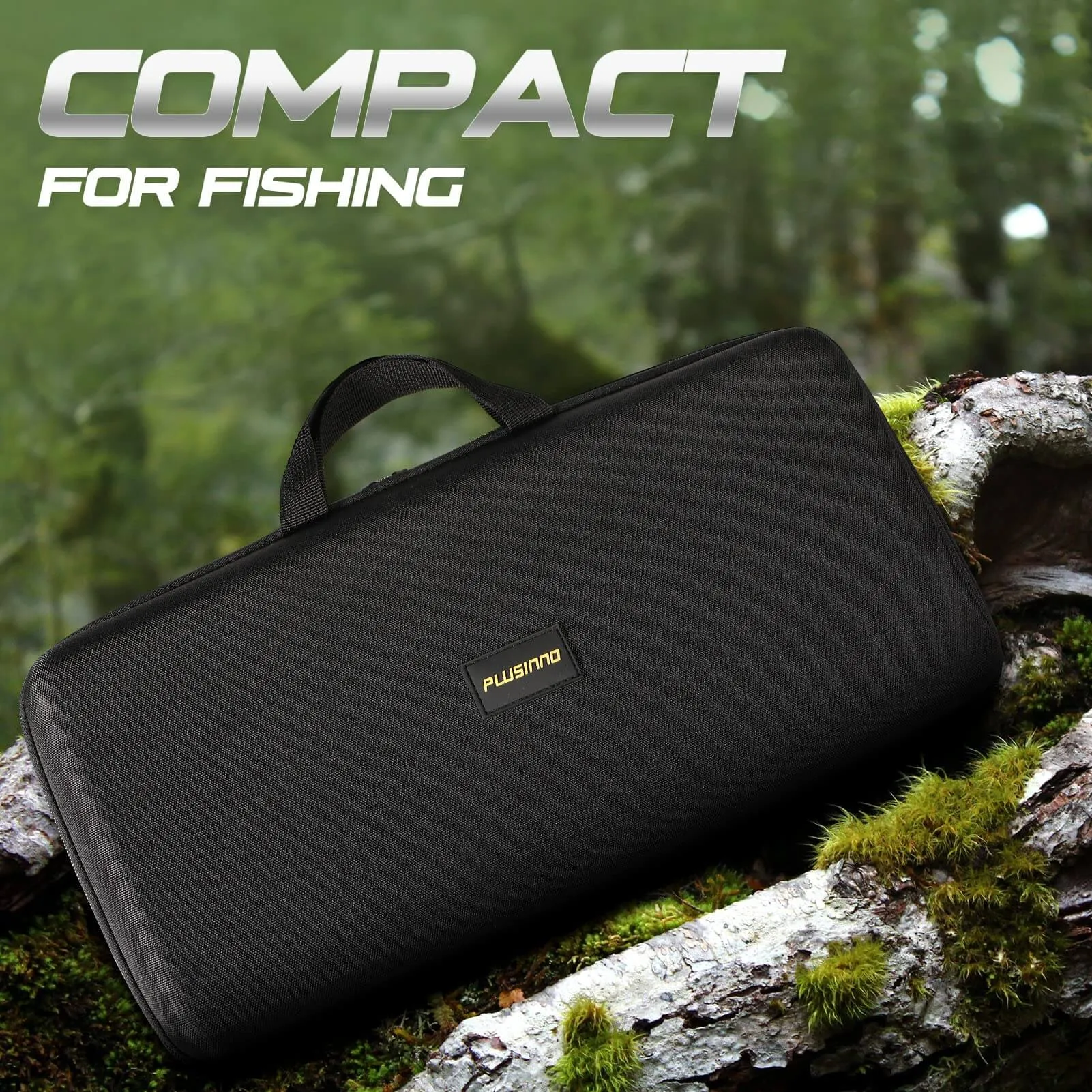 PLUSINNO Eagle HuntingⅠTelescopic Fishing Rods and Reel Combos Full Kit with Carrier Case