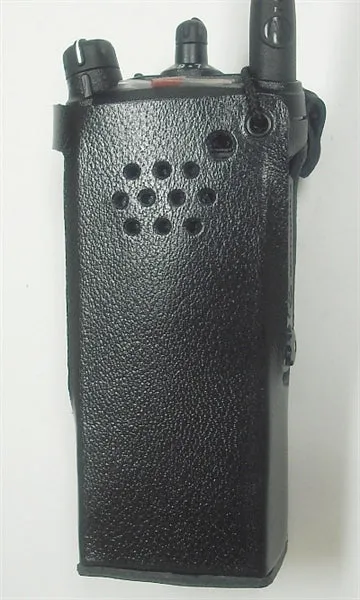 PMLN5660 Waveband Heavy Duty Leather Case For Motorola APX 6000 Series Radio WB# WV-2089B-C(This model clips on to any police or military utility belt)