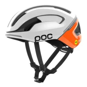 POC Omne Beacon Mips Cycling Helmet - White/Orange
