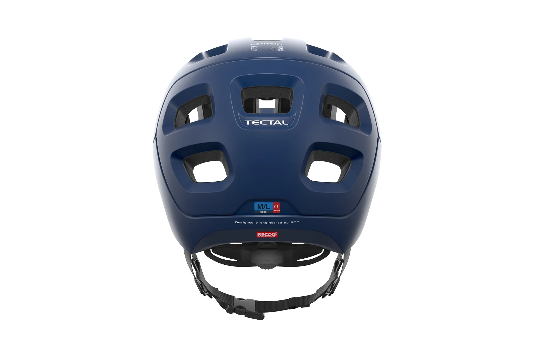 POC Tectal Bike Helmet Lead Blue Matte