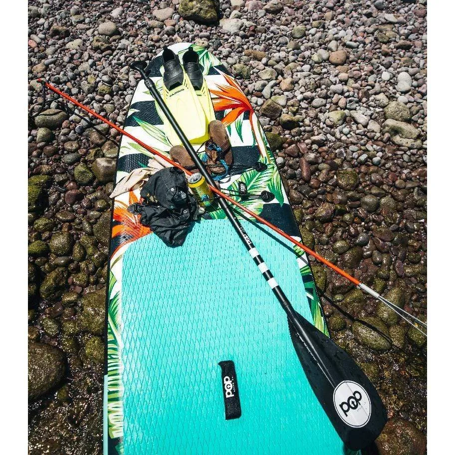 POP Board Co 10'6" Royal Hawaiian Stand Up Paddle Board Inflatable SUP - Mint/Black