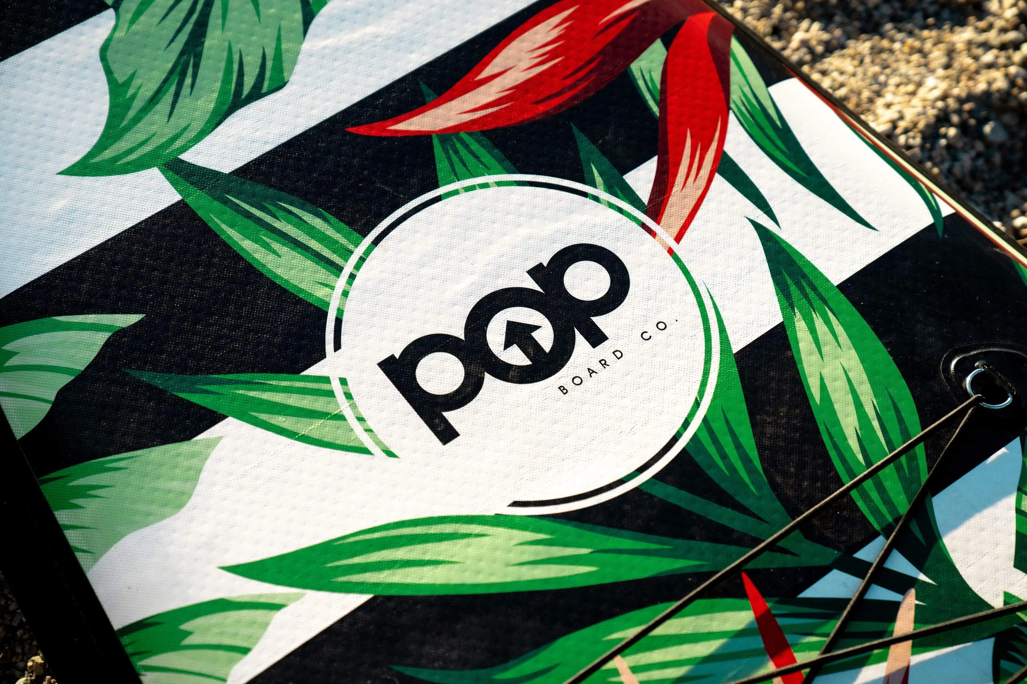 POP Board Co 10'6" Royal Hawaiian Stand Up Paddle Board Inflatable SUP - Mint/Black