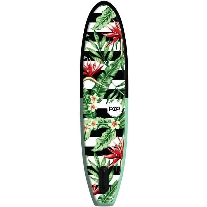 POP Board Co 10'6" Royal Hawaiian Stand Up Paddle Board Inflatable SUP - Mint/Black
