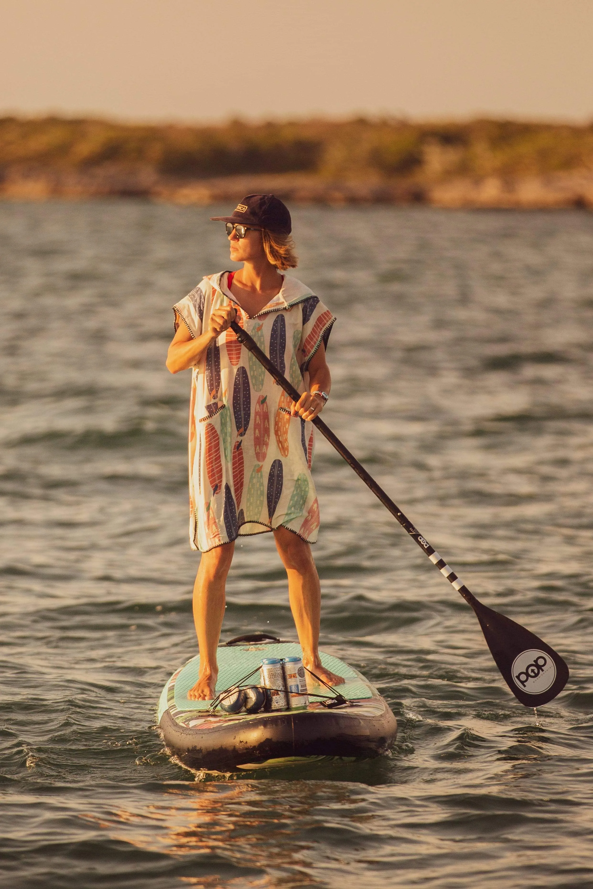 POP Board Co 10'6" Royal Hawaiian Stand Up Paddle Board Inflatable SUP - Mint/Black