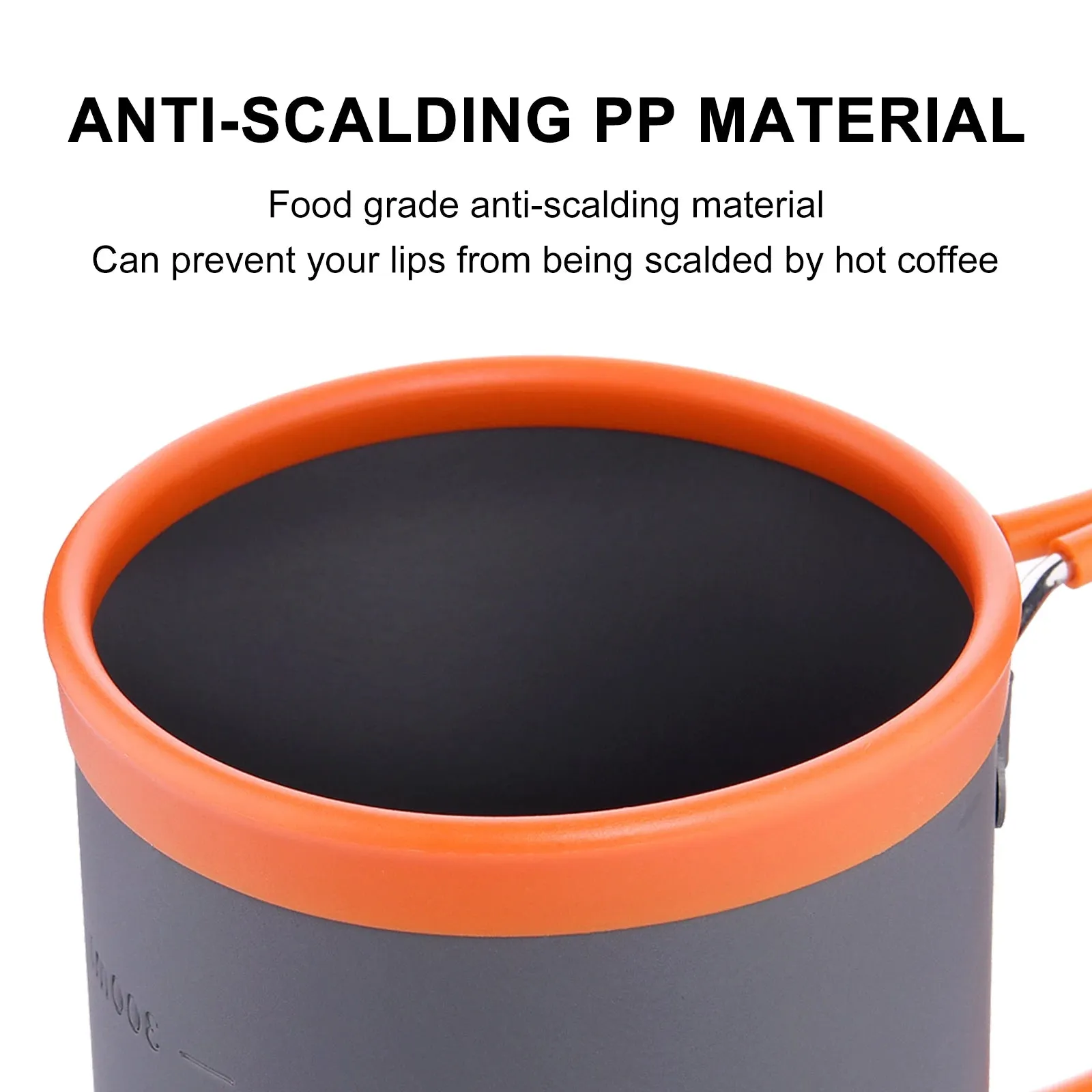 Portable Aluminum Camping Mug - Outdoor Coffee Cup for Hiking and Camping