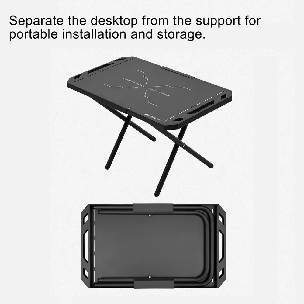 Portable Camping Table Aluminum Alloy Folding Table Multifunctional Light Weight Table Outdoor Picnic Fishing Barbecue Table