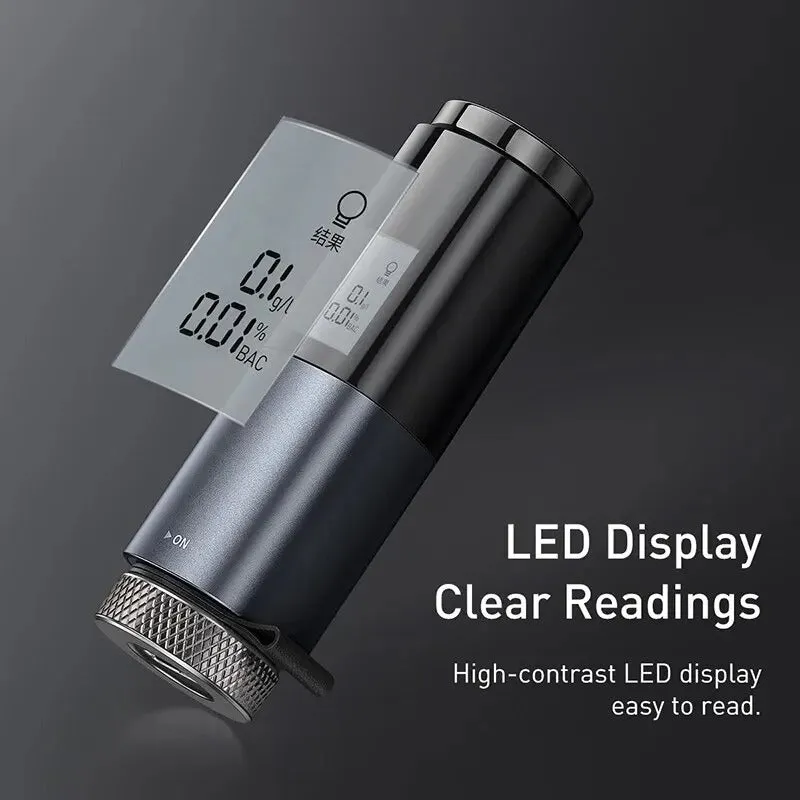 Portable Digital Breathalyser Alcohol Tester