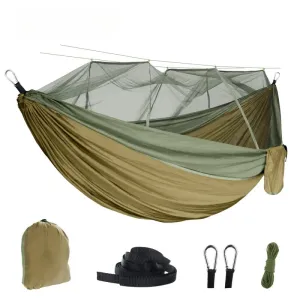 Portable Mosquito Net Hammock | Automatic Quick Opening Anti-Mosquito Outdoor Camping Swing for Travel & Sleep