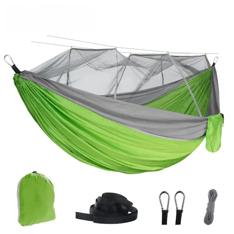 Portable Mosquito Net Hammock | Automatic Quick Opening Anti-Mosquito Outdoor Camping Swing for Travel & Sleep