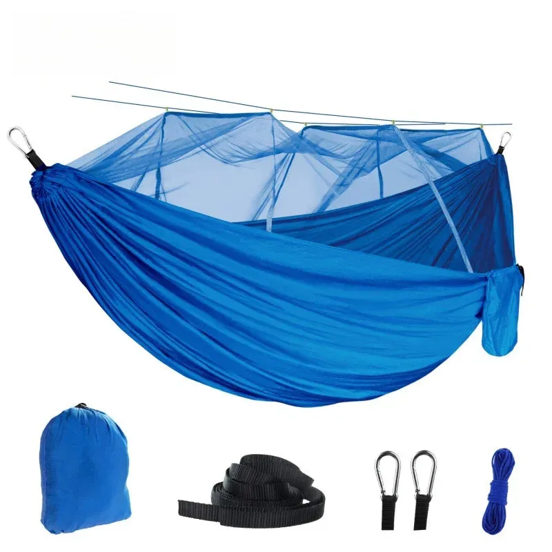 Portable Mosquito Net Hammock | Automatic Quick Opening Anti-Mosquito Outdoor Camping Swing for Travel & Sleep